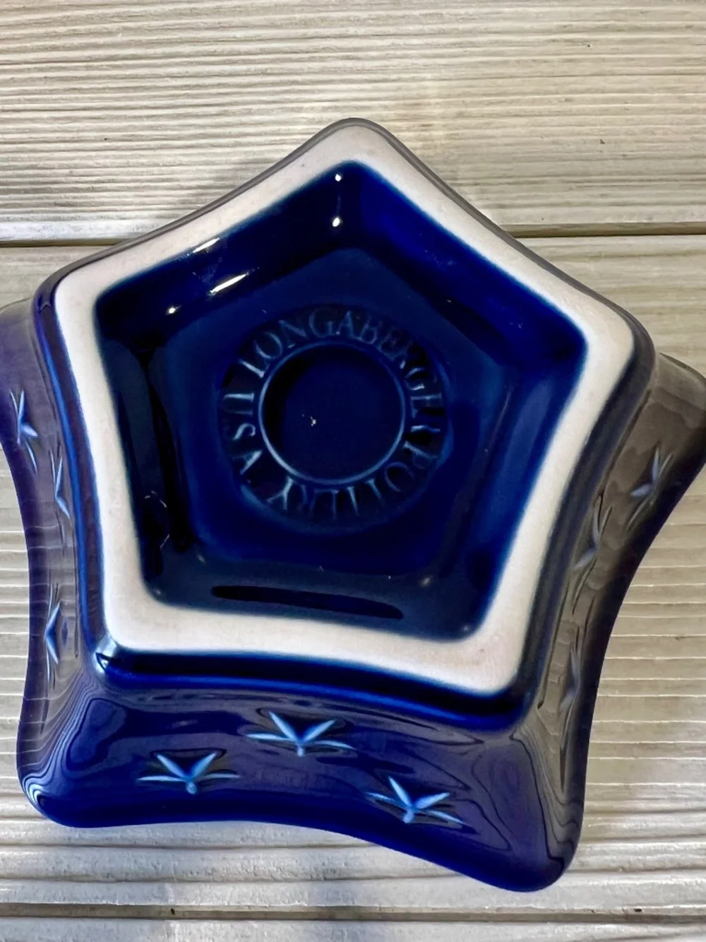 Longaberger Proudly American Mini Star - Cobalt Blue - 30507
